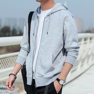 남녀 후드집업 간절기 봄 가을 단체복 단합회 무지 기모 후드티 3색상