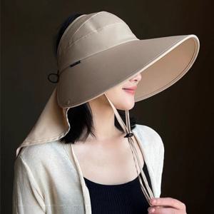 J2K 와이드 버킷햇 플랩캡 여름 챙넓은 여행 물놀이 햇빛차단 시크