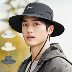 JEEP 햇빛차단 낚시모자 경량 통기성 등산모자 남녀공용