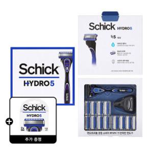 쉬크 하이드로5 베이스 오리지널 기획(핸들1+날13+커버1) + 베이직 날2입