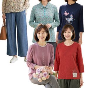 (12+10%) 6000원~로즈맘 봄신상 인기상품 초특가 세일 빅사이즈 티셔츠/홈웨어/니트/가디건/바지/엄마옷