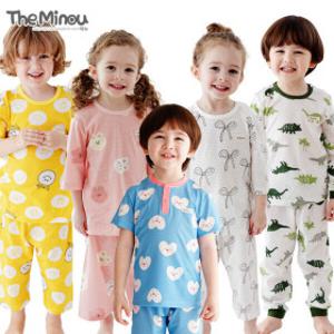 더미누 26SS 봄세일 유아동 실내복/파자마/잠옷/수면조끼 9부 7부 반팔 나시 유아 아동 주니어 내복 내의