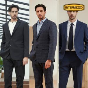 인터메조 SS 워셔블 기능성 남성 수트 세트 3종택1 IMFSMSU404