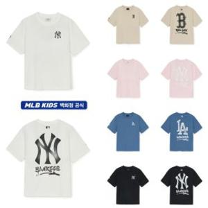 갤러리아 MLB엠엘비키즈 베이직 스트릿 그래피티 티셔츠 아동반팔(7ATSB1153)