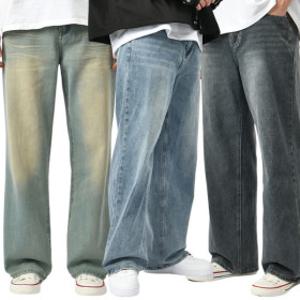 (20%쿠폰) 28~42 신상 남자 와이드 청바지/스판/빅사이즈/면바지/슬랙스/밴딩/데님팬츠/정장/통바지 행사