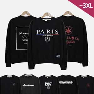 무료배송/블랙 프리미엄 맨투맨/ 빅사이즈 ~3XL