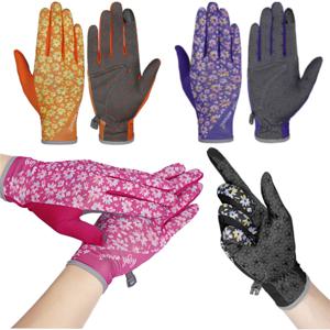 위키란쥬 엘라 메쉬 롱 꽃무늬 봄 여름 가을 긴장갑 스포츠 등산 장갑