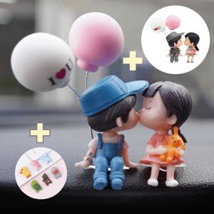 차량악세사리 인테리어 피규어 자동차꾸미기 1+1+1  미니미6종세트 증정