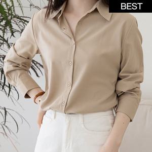 링클프리 여성 셔츠 블라우스 구김없는 면접 남방 14color