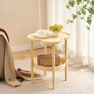 소파 사이드테이블 플라스틱 2단 침대 거실 수납 선반 미니 협탁 3color