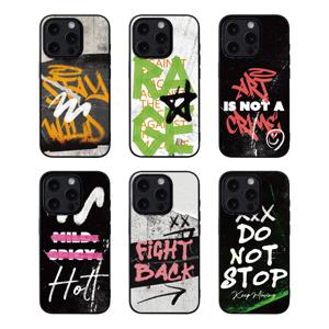 아이폰 맥세이프 스트릿그래피티 범퍼 케이스 아이폰17 에어 16 e 프로 맥스 15 14 13 미니 플러스 SE