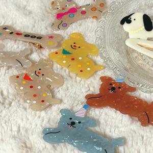 다니샵 마블 프랑스핀 귀여운 머리핀 여아집게핀 앞머리고정핀 여성 헤어핀