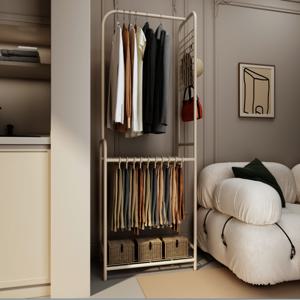 무베즈 올인원 이동식행거 2단 드레스룸 고정식 스탠드 옷걸이 행거