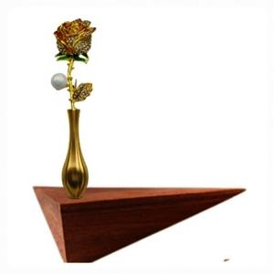 미니어처 화병 브로치 금장미 인테리어 소품 오브제 미니화병 좋은제품+사은품