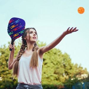 J2K 연습용 라켓 피클볼 패들 세트 파우치 볼 입문 스포츠 실내 실외 운동