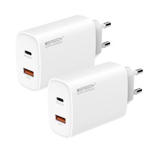 1+1 스피디 GaN PD 45W PPS 2포트(Type-C USB-A) 초고속 멀티 충전기 갤럭시 아이폰 고속충전