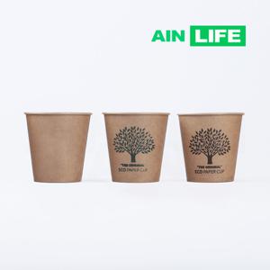 크라프트 일회용 종이컵 자판기 6.5온스 1000개 / 국내 처음 크라프트 종이컵 생산 원조집 (인쇄 색상 선택)