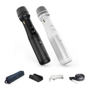 강의용 스피커 일체형 포터블 무선 올인원 프로 마이크 화이트 색상