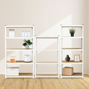 이지라이프 경량랙 조립식 앵글 선반 베란다 펜트리 창고 수납 철제선반 700 800 900 1000 4단 5단