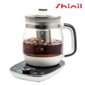 신일 무선 티포트 1.5L 시간예약 유리 포트 SEP-D800WSN