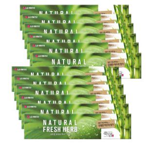 죽염 내추럴 후레쉬 허브 치약 130G 12개