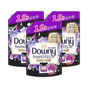 다우니 섬유유연제 생화향기 컬렉션 미스티크 1.35L 3개