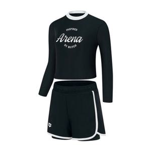 아레나 여아동 A5BG1GS81BLK 유스풀 래쉬가드 세트 실내 비치수영복