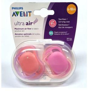 BN-SA 아벤트 울트라에어 6-18개월 공갈 젖꼭지 핑크