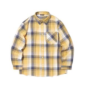 [인터크루]21 s 선염 체크셔츠 머스타드 ITZ1YC33AMD