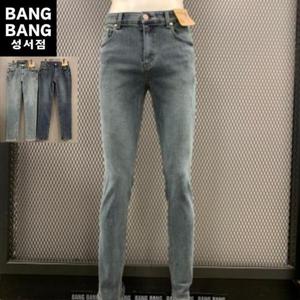 뱅뱅 HC04 겨울남성 기모 일자 인밴드스판청바지 NQK624