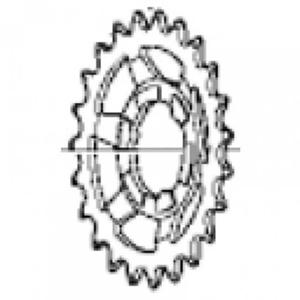 시마노 Y73T22230 [22T 기어 (블랙) 2.3mm]