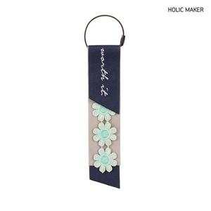 홀릭메이커 여자 가방 장식 HREB155 플라워 고리