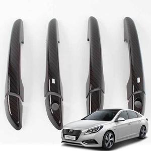 LF쏘나타 도어캐치커버 카본 도어몰딩