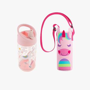 [스테판조셉] 어린이집 선물 세트(물병가방+빨대물병) 유니콘