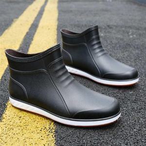 낚시용품남성장화 방수 고무 장화 어른 농사 신발 발목 슈즈 코디