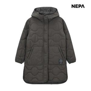 네파 [택가 219,000] 여성 가을겨울 써모 퍼프 퀄팅 후디 롱 패딩 자켓 7K60962