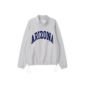 남자 애리조나 오버핏 반집업 기모 티셔츠 RM-TSK-Q061-백맬란지