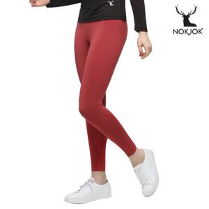 녹족 요가복 필라테스복 엘리사 9부 레깅스 페일레드