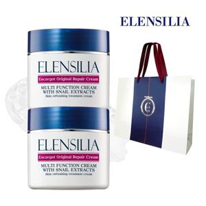[선물추천]엘렌실라 달팽이크림 50g 2개+쇼핑백 1장