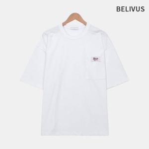 빌리버스 남자 반팔 오버핏 무지 티셔츠 BNE055