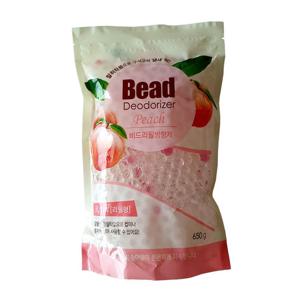 해피룸 비드방향제 리필팩 650g  복숭아향