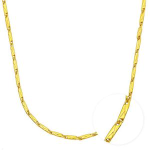 24K 순금 목걸이 누에 대나무 체인 11.25g+18K 잠금장식