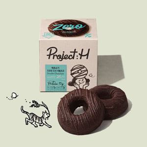 [에스피씨 삼립]프로젝트H 건강빵 프로틴 제로슈가 도넛 더블초코 3입 2박스