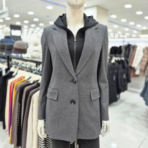 [조이너스]여성 브랜드 25신상 후드 집업 A라인 간절기 자켓JFS2