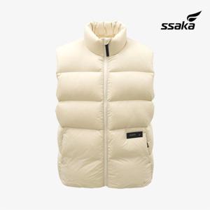 싸카 덕다운 베스트 패딩 조끼 오리털 파카 SSK103IVY
