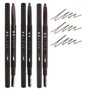 (1+ 1)비러브 엣지라인 삼각 오토 아이브로우 택1 /다크 그레이 브라운 자연스러운 눈썹펜슬