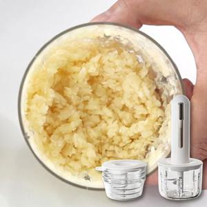 미니셰프 무선 핸들다지기 무선 만능다지기 마늘 야채다지기 (400ml+200ml)