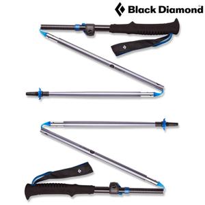 블랙다이아몬드 디스턴스 FLZ Z폴 3단 등산지팡이 접이식 초경량 트레킹 스틱 폴