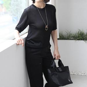 [쉬즈마담]T57353 바람 솔솔 기능성 인견 니트 50대 엄마옷