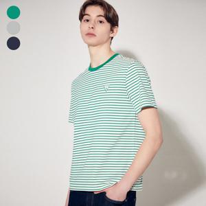 [게스(진)]남성 미니삼각 스트라이프 반팔티셔츠 MP2K9430